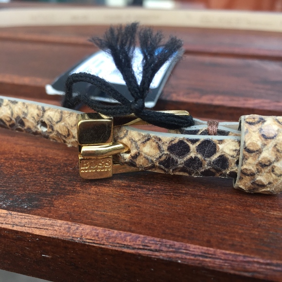 Hugo Boss Camie Snake leather belt Sz 32 main image 4